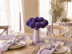 Mandy's 12pcs Artificial Purple Ball Chrysanthemum Flowers - Image 7