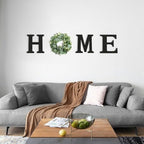 Pinkpum Wood Home Sign with Eucalyptus Wreath for O Home Decor Wall Decor - Image 7