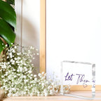 Let Them - Purple 4 Inch Acrylic Desktop Sign, Office and Cubicle Decor for Women, Desk Accessory, Inspirational Quote Gift for Friends, Home Office Decor - Image 3