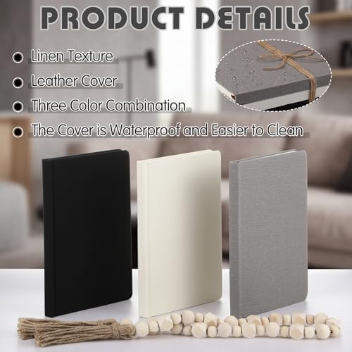 Feifeiya 3 Pieces Faux Decorative Books Set for Home Decor,Modern Black - Image 4