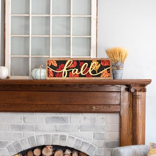 Vintage Fall Leaves Decorations for Office Home Table Mantel Shelf Desk - Image 7