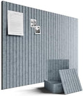 Fluxynara Felt Bulletin Board & Cork Board Alternative 48'' x 36'' by FLUXYNARA