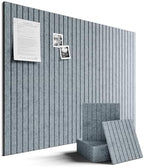 Fluxynara Felt Bulletin Board & Cork Board Alternative 48'' x 36'' by FLUXYNARA