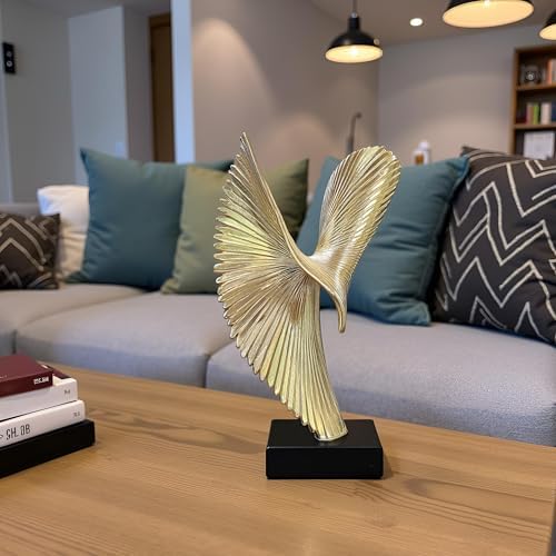 Modern Abstract Eagle Decorative Sculpture, Dining Living Room Desk Decor,Geometric Home Decor Statues,Shelf Top Decor Aesthetics, Coffee Tables or Office Shelves（Golden） - Image 6