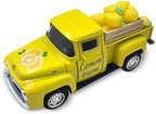 Lemon Decor Vintage Truck Decor Mini Lemons & Wooden Crate, Yellow by Teeloray