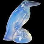 Opalite Raven Statue Gothic Witchy Decor Hecate Altar Crystal by Hguxmcu