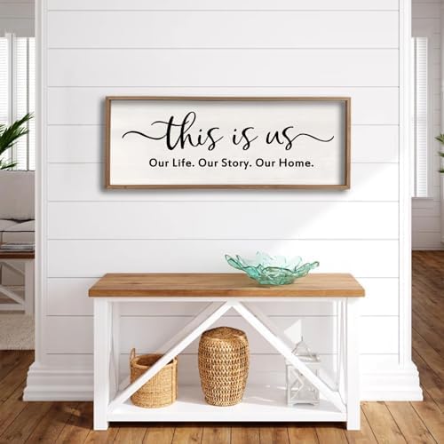 comurdyoThis is us Wall Decor Sign 32'' x 12'' Wood - Image 7