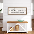 comurdyoThis is us Wall Decor Sign 32'' x 12'' Wood - Image 7