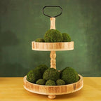 Decorative Moss Balls Set - Fake Moss Balls for Bowl Fillers, Centerpiece Decor, Home Decor, Vase Filler, Wedding Decor, Table Arrangement, Coffee Accents, DIY Crafts (Large - 3.2"-Set of 6) - Image 6