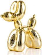Balloon Dog Sculpture Modern Home Decor Collectible Figurines Funky Statues for Bedroom Trendy Animal Decor for Coffee Table Living Room Decor Art Resin Decor Office Standing Desk Decor by XIAOMAGG