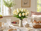 Mandy's 20pcs Artificial Cream Tulips - Image 5