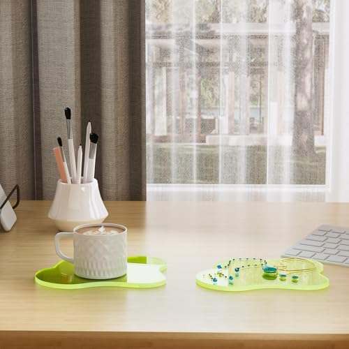 Acrylic Coaster for Desk, Clear Bar Drink Coaster, Clear Cloud Shape Coffee Cup Coaster, Perfect for Tabletop Protection and Accessories Display. - Image 5