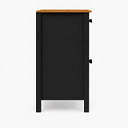 From the Tree Furniture 44" Wide Black & Pine Top Solid Pine Shaker Sideboard - Image 7