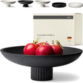 KIVY Concrete Fruit Bowl for Kitchen Counter - Large Decorative Bowl by KIVY