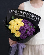 Coferset 10 Pcs Fake Silk Roses with Long Stems,Yellow - Image 4