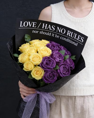 Coferset 10 Pcs Fake Silk Roses with Long Stems,Yellow - Image 4