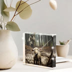 Christian Jesus And Lamb Religious Acrylic Desktop, Spiritual Gifts for Christian Women, Home Decor for Everyday Encouragement, Lost Lamb Themed Office And Faith-Based Home Decor 4x4 Inch - Image 6