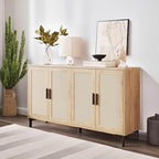 JASIWAY Buffet Cabinet with Storage, Modern Coffee Bar Cabinet Console Table - Image 2