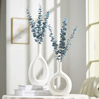 20 PCS 18.5" Artificial Eucalyptus Stems, Real Touch Leaves, Blue - Image 4