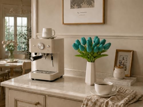 Mandy's 20pcs Artificial Teal Tulips - Image 5