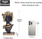 African American Woman Bust Statue, Vintage African Figurines and Sculptures, Elegant Art Decor for Home and Office, Ornamental Accent for Living Room, Bookshelf – Perfect Housewarming Gift - Image 2