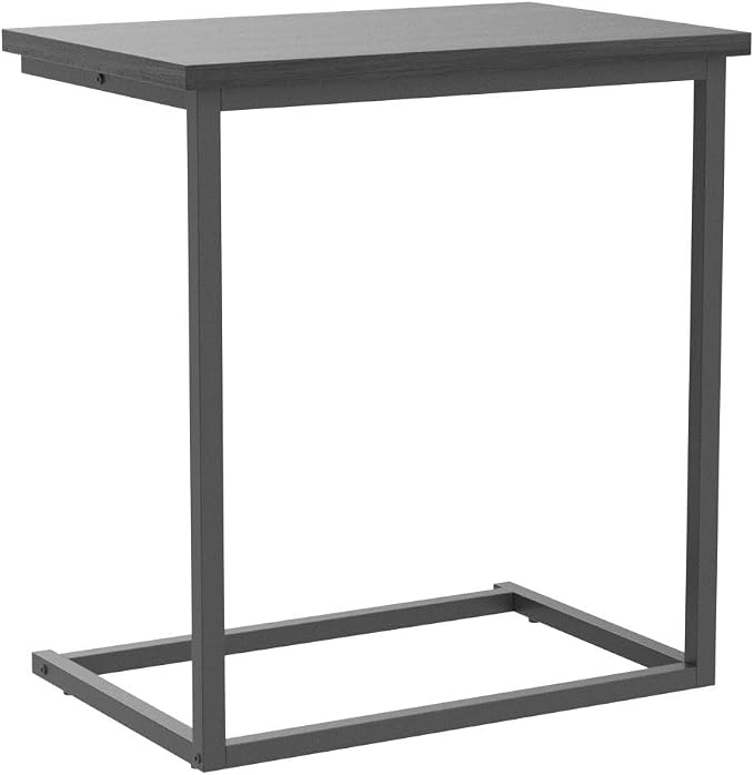 Pipishell C Shaped End Table 27 Inches High, Side Table - Image 4