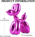 Red Balloon Dog Decor, Animal Shelf Decor, Preppy Room Cute Statue, Bedroom Modern Sculpture Desk, Office Gold Decorations Small Figurines - Image 3