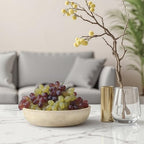 7.8’’ Travertine Marble Bowl & Decorative Bowl, Home Decor Key Bowl - Image 6