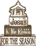 Moucuny 4 Pcs Christmas Christian Religious Table Decorations by Moucuny