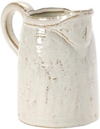 Creative Co-Op 28 oz. Stoneware Pitcher, Reactive Glaze, White (Each One Will Vary) - Image 6