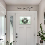 OYASUMI Love You Bye Wood Sign– Boho Farmhouse Above Door Wall Decor for Entryway, Hallway, or Living Room | Express Love & Warmth | Romantic Gift for Family, Lovers, or Valentine’s Day - Image 3