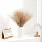 Fake Pampas Grass - Khaki 30 Pcs, Artificial Boho Small Reeds Stems 17 Inch - Image 7