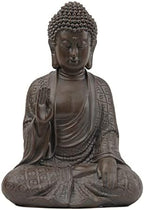 Leekung Buddha Statue for Home Decor,Buddah Statute Zen Decoration,Meditation Buddha Decor Brown 7 inch by Leekung