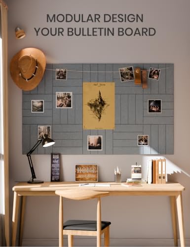 Fluxynara Felt Bulletin Board & Cork Board Alternative 36'' x 24'' - 6 Pack - Image 6