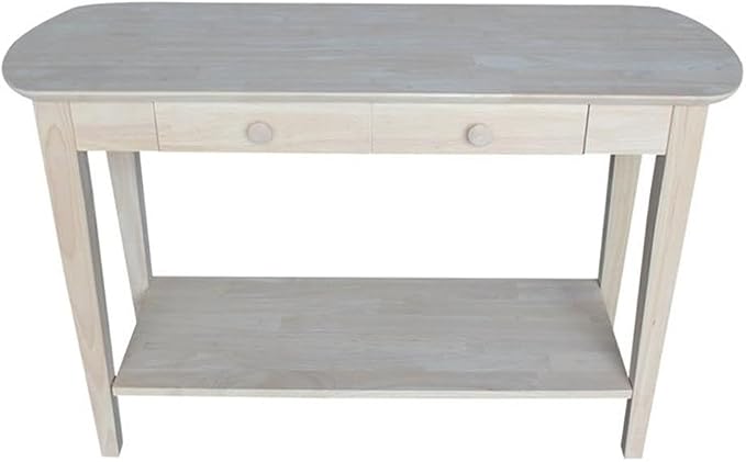 International Concepts Phillips Oval Sofa Table, Unfinished - Image 10
