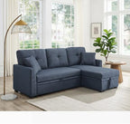 Convertible Sofa Bed, L Shape Sleeper Sofa - Image 7