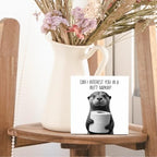 Funny Otter Bathroom Decor - Funny Bathroom Decor, Rustic Otter Wooden Box Signs, 6 X 6 Inches - Image 5
