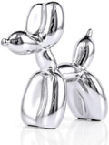 Silver Balloon Dog - Animal & Modern Sculpture Decor for Bedroom, Office & Preppy Room by XIAOMAGG