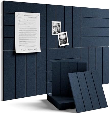 Fluxynara Felt Bulletin Board & Cork Board Alternative 36'' x 24'' - 6 Pack by FLUXYNARA