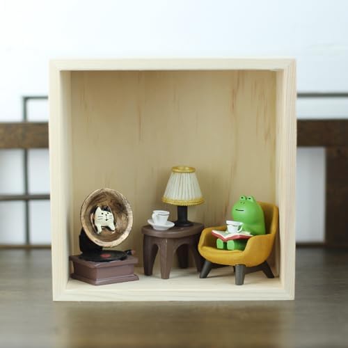 Mevodeata Cute Mini Frog Figurine with Small Sofa Resin Frog Figure for Office Home Decor - Cute Frog Gift for Frog Lovers - Image 6