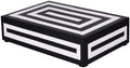 Handicrafts Home Decorative Storage Box 10x6 – Remote Organizer Box with Lid, Modern Decorative Keepsake Box, Boho Shelf Décor, Memory Box for Photos or Letters, Decorative Box for Table Décor by HandicraftsHome