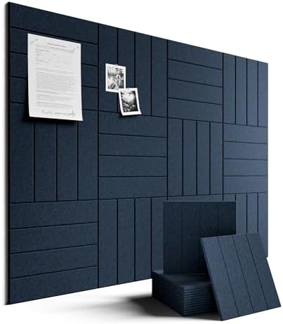 Fluxynara Felt Bulletin Board & Cork Board Alternative 48'' x 36'' - 12 Pack by FLUXYNARA