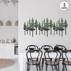 ESTART Metal Pine Tree Wall Art, Metal Tree Wall Decor - Image 3