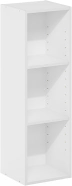 Furinno Fulda Book Shelf, 3-Tier Narrow Bookshelf, Bookcase - Image 8
