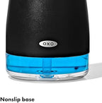 OXO Good Grips Stainless Steel Easy Press Soap Dispenser - Matte Black - Image 5