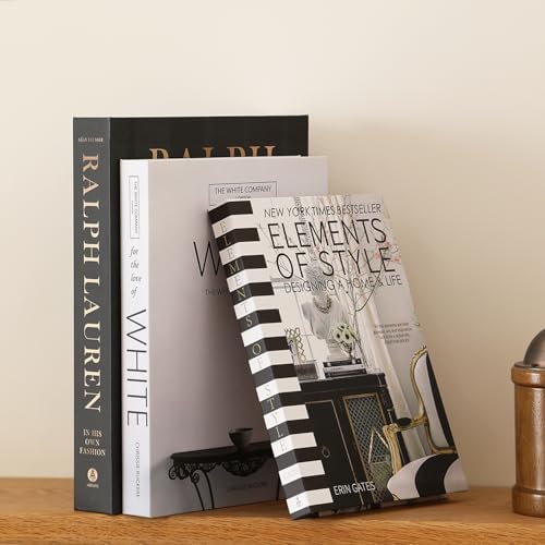 Aesthetic Decorative Books,Set of 3 Faux Book for Coffee Table Decor - Image 5