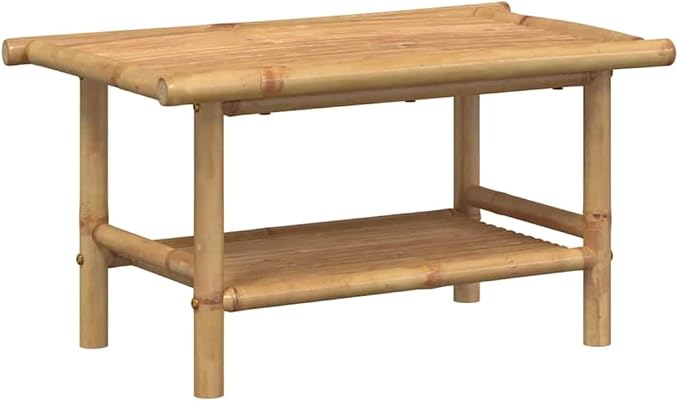 Natural Bamboo Coffee Table - Image 6