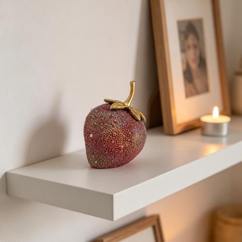 Colorful Fruit Figurine Resin Strawberry Statue Home Kitchen Decor - Image 6