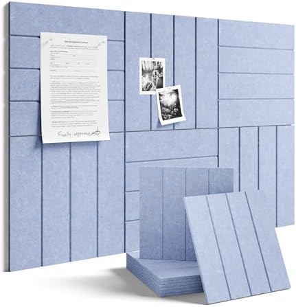 Fluxynara Felt Bulletin Board & Cork Board Alternative 36'' x 24'' - 6 Pack by FLUXYNARA