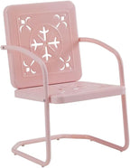 Crosley Furniture Azalea 2-Piece Outdoor Chair Set, Vintage Retro Metal Patio - Image 9